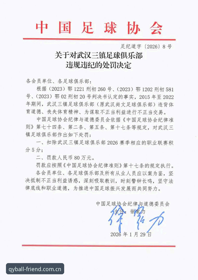 球友会手机版 足协第三批禁足名单详解:17人终身禁赛,48人遭重罚